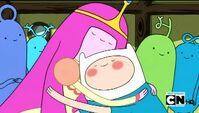 Princess Bubblegum forgiving Finn.