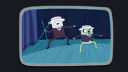 S6e22 Finn and Jake singing and dancing