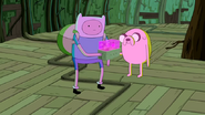 S3e25 Finn and Jake with holo-message player 2