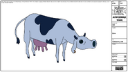 Modelsheet Cow