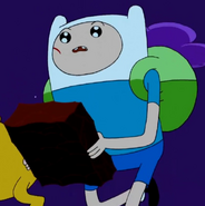 S4e26 Finn with Enchiridion