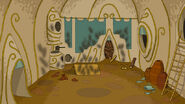 The room where Finn and Jake had their battle with Xergiok