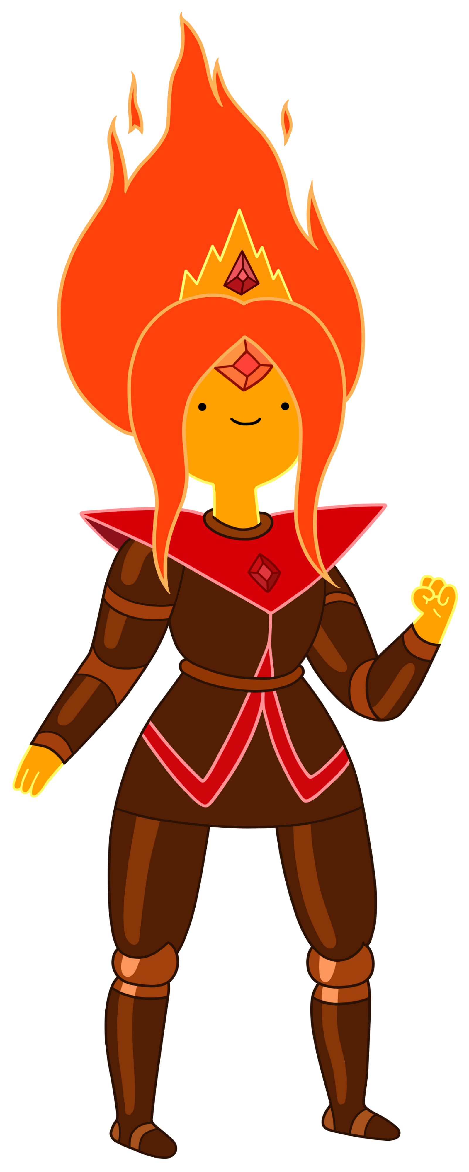 Flame Princess) — принцесса и правительница Огненного Королевства. 