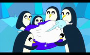 S1e3 penguins touching ice king