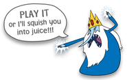 Ice King on the Cartoon Network Video/Game Player