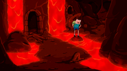 S5 e38 Finn exploring lava cave