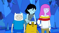 S7e9 Finn Marceline Jake and PB