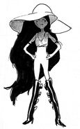 Early Marceline design sketch by Rebecca Sugar