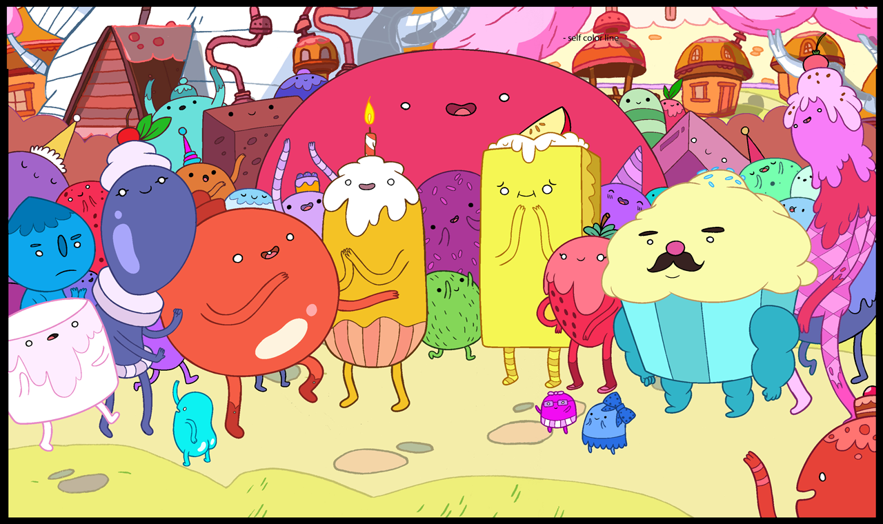 adventure time candy people zombies