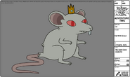 Modelsheet rat withcrown