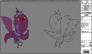 Modelsheet Zombie Candy Person -6 with Wings, Lips & Muscles
