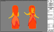 Modelsheet flameprincess - wetblushing