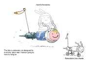 Astrid's hoverbike concept art by Steve Wolfhard