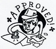 Pat McHale approval stamp