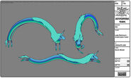 Modelsheet ladyrainicorn - underwatercolor