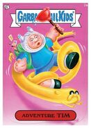 Garbage Pail Kid Version of Adventure Tim Note: Jake and Finn