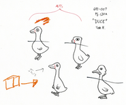 Modelsheet duck