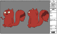 Modelsheet squirrel