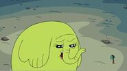 Tree Trunks wanting to seduce the Brain Beast