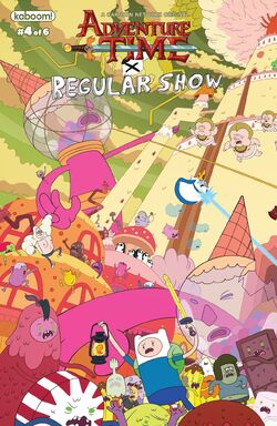 Adventure Time and Regular Show Crossover Comic Announced