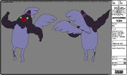 Modelsheet Zombie Candy Person -39 with Wings, Lips & Muscles - Special Color