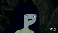 Marceline tearing up in "Sky Witch"