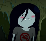 Marceline blushing in "I Remember You"