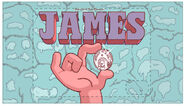 James title card design by Andy Ristaino and painted by Nick Jennings