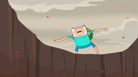 S5e27 Finn on edge of volcano