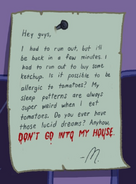 Marceline's note