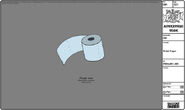 Modelsheet toiletpaper