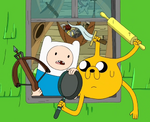 S7e33 Finn and Jake window