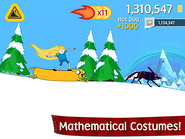 Ski Safari - Mathematical costumes