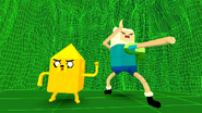 S2e16 Finn and Jake ready to fight