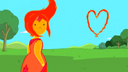 Flame Princess admires her work