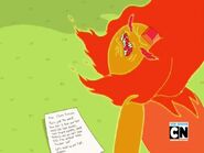 Flame Princess's reaction to the forged letter