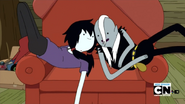 S3e3 Marceline and Ash on chair