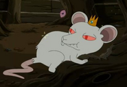 The Rat King gnawing at the Tree Fort's roots