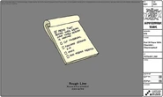 Pad of Paper with checklist - checkmarked