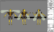 Modelsheet breezy - queenbee