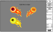 Modelsheet flamingeyeballs