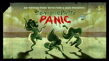 Titlecard S1E1 slumberpartypanic