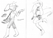 Tumblr nxb3z6ZiNd1t0t09yo10 1280.jpg (436 KB) Princess Bubblegum (left) concept sketches for "Varmints"