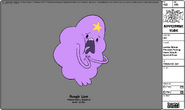 Modelsheet Lumpy Space Princess Faking Heart Attack - Special Pose
