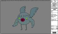 Modelsheet Zombie Candy Person -103a with Wings, Lips & Muscles
