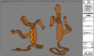 Modelsheet hotdogmonster