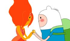 Finn and flame princess by julietsbart-d4prg7t