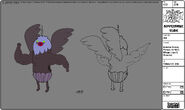 Modelsheet Zombie Candy Person -4 with Wings, Lips & Muscles
