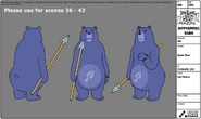 Spear Bear modelsheet