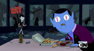 Marceline catching Hunson eating her fries